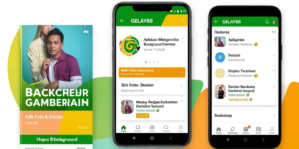 Tampilan antarmuka aplikasi GELAY88 yang mudah digunakan untuk hapus latar belakang.