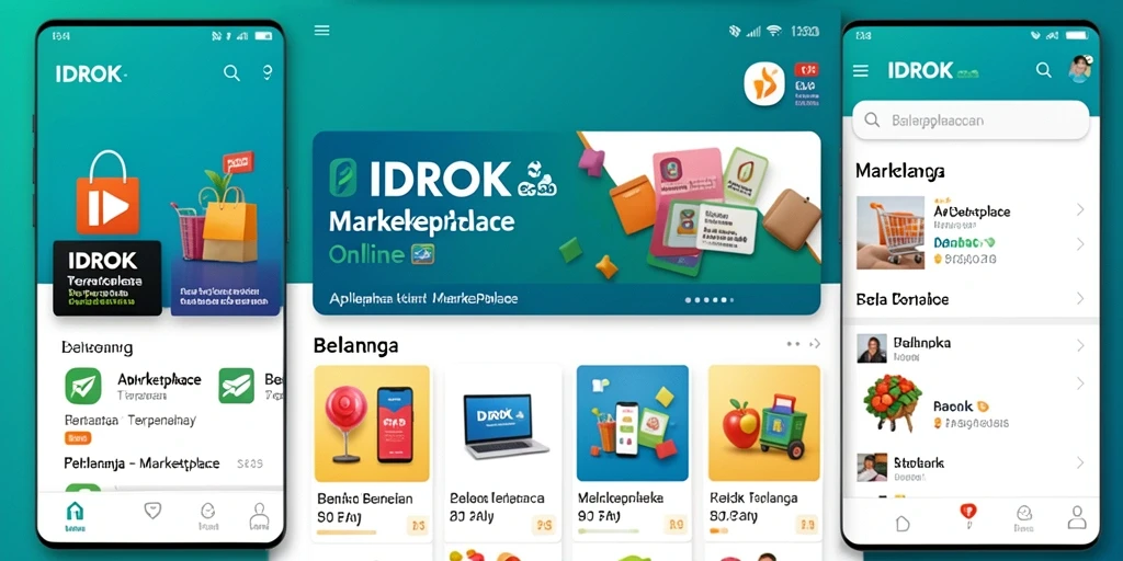 Tampilan antarmuka IDROK yang menarik dan mudah digunakan.