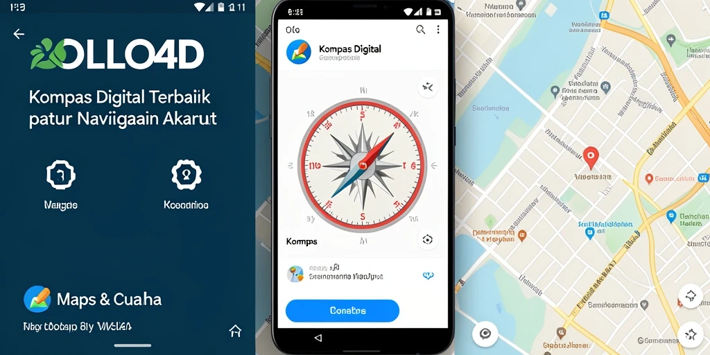 Tampilan antarmuka OLLO4D yang mudah digunakan untuk navigasi.
