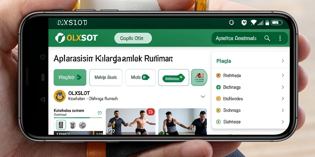 Tampilan antarmuka OLXSLOT yang intuitif dan mudah digunakan.