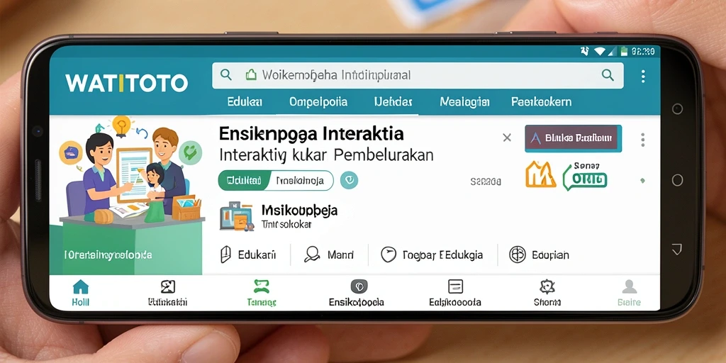Antarmuka aplikasi WATITOTO yang interaktif dan edukatif.